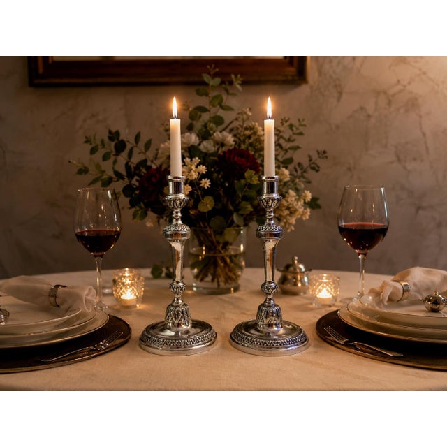 Candlesticks, 1890s, Set of 2 For Sale - Image 11 of 12