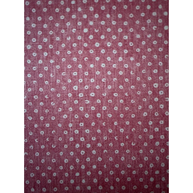Titley and Marr Madras Spot 1 Yard Cotton Blend Fabric Pink Composition 60% Linen 40% Cotton Width 137 cm Pattern Repeat...