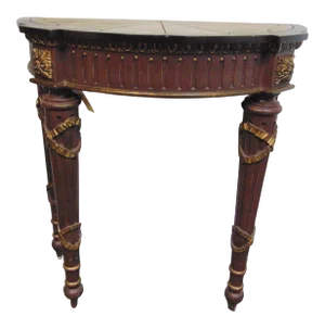 Neoclassical Style Gilt Decorated Console Table