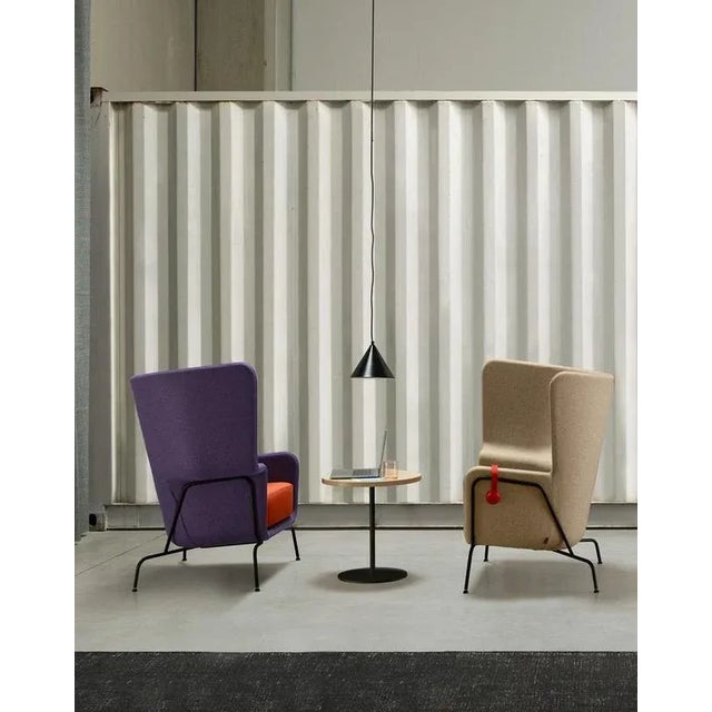 Contemporary Hip Chair in Metal by Quinti Sedute For Sale - Image 3 of 8