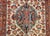 Antique Malayer Rug, Hand-Knotted Wool, Geometric Pattern, 4x6, Ivory & Navy For Sale - Image 14 of 18