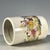 White Famille Rose Crackle Glaze Porcelain Brush Pot With Figural Motif For Sale - Image 8 of 9