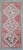 Vintage Faded Pink Turkish Rug 1x3 Hand Knotted Small Boho Mat Wool Runner Decor For Sale - Image 9 of 11