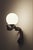 Vintage Organic Brutalist Vine Root Wall Lamp with Globe, 1960s For Sale - Image 16 of 18