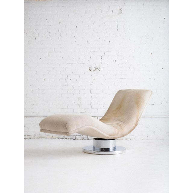 Milo Baughman for Thayer Coggin Serpentine Chaise For Sale - Image 9 of 12