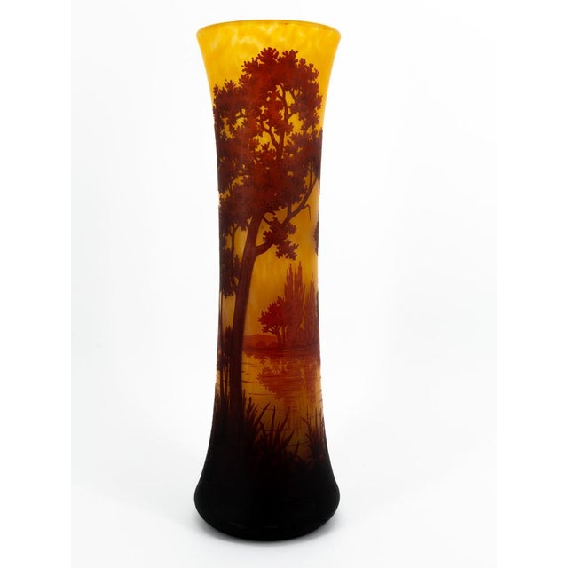 Art Nouveau Vase in Multilayered Glass from Daum Nancy, 1890s For Sale - Image 6 of 12