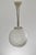 Cherrier & Besnus A wonderful French art deco pendant light in nickeled bronze or solid brass*). The gorgeous mount holds...
