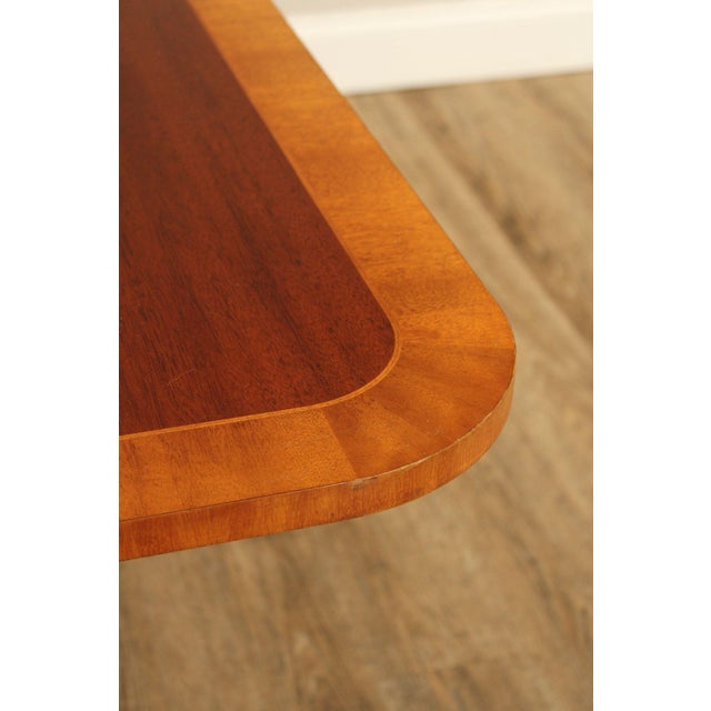 Baker Historic Charleston Reproductions Double Pedestal Mahogany Dining Table For Sale - Image 10 of 18