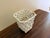 Vintage French Country Reticulated Porcelain Rope-Form Cachepot, Circa 1960s For Sale - Image 4 of 14