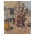 Signed oil on canvas by T. Parker, circa late 20th century, depicting a lively Venetian street scene with children...