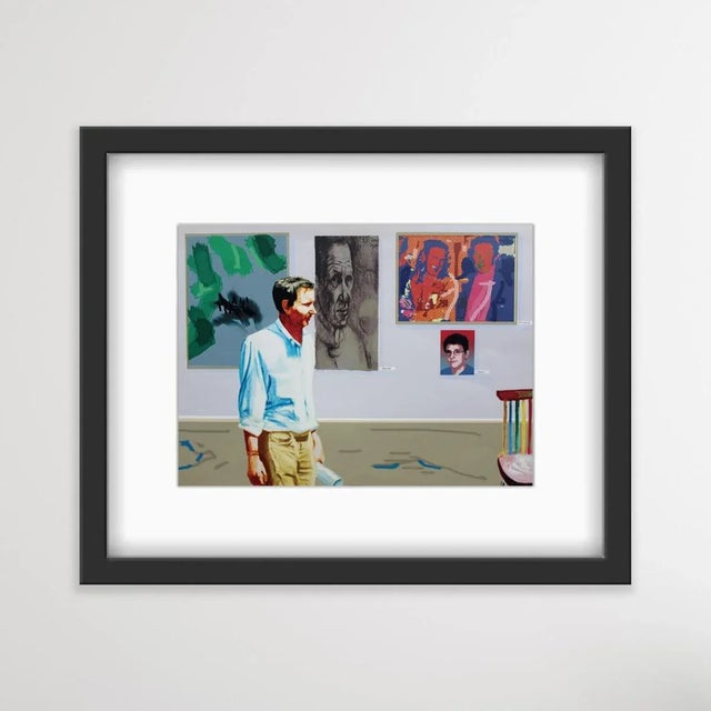 Marek Sapetto, At an Exhibition, Digital Print For Sale - Image 6 of 8