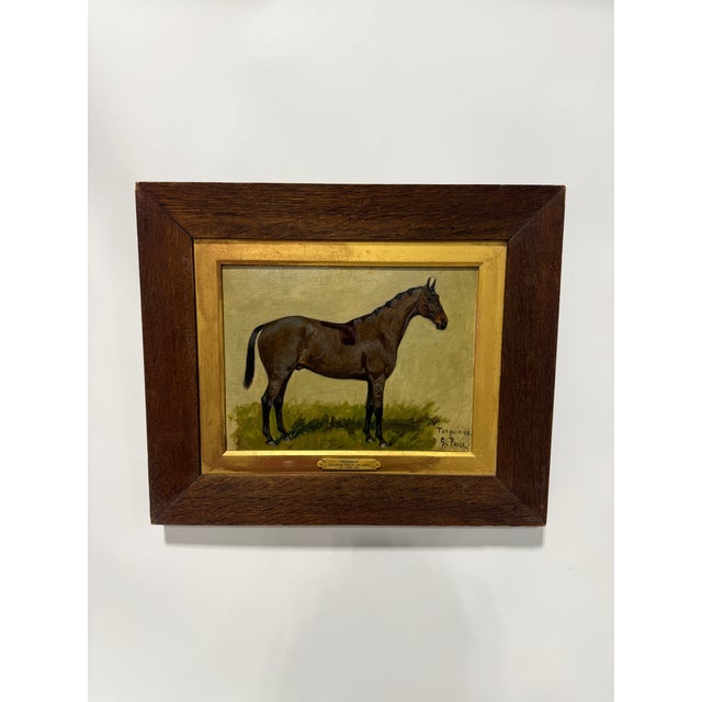 Brown George Thomas Paice, Ra, Rba (British, 1854–1925) "Tarquinius" Equestrian For Sale - Image 8 of 9