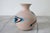 Mid 20th Century Vintage Unglazed Nemadji Blue & Orange Swirl Pottery Bud Vase For Sale - Image 5 of 8