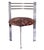 Modern 1980's Post Modern, Three Legged Chrome Milan Chairs Set/ 4 For Sale - Image 3 of 11