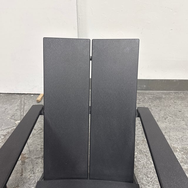 Plastic Loll Designs for Room & Board Adirondack Outdoor Lounge Chair + Ottoman For Sale - Image 7 of 12