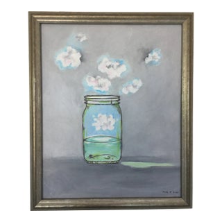 "Get Creating" Original Painting by Natalie Mitchell/Sette Design For Sale