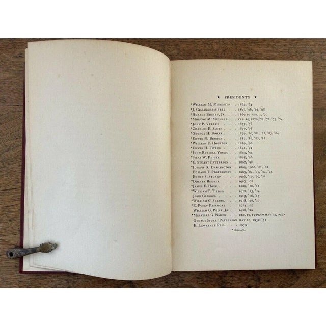 Vintage Book Union League of Philadelphia Handbook 1862-1931 For Sale In Philadelphia - Image 6 of 11