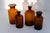 Brown Danish Pharmacy Glass Bottles, 1890s, Set of 4 For Sale - Image 8 of 18