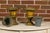 Metal Early 20th Century Pair of Neoclassical Style Iron Planters with Liners and Mythological Figures For Sale - Image 7 of 12