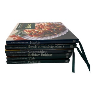 Vintage Williams Sonoma Kitchen Library Cookbooks - Set of 6 For Sale
