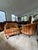 1960s 1960s Mid Century Modern Barrel Back Chairs in the Style of Harvey Probber - a Pair For Sale - Image 5 of 12