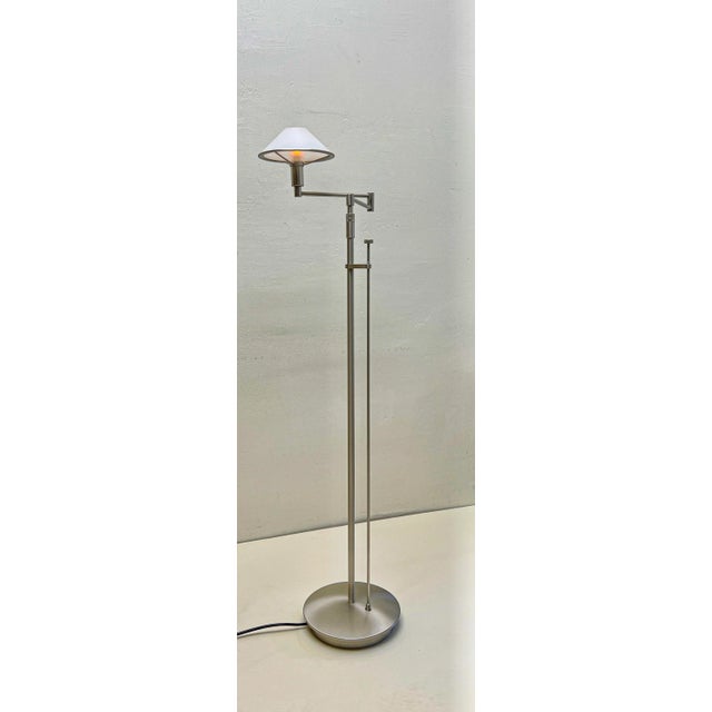 Adjustable Floor Lamp with Swing Arm from Holtkotter, 1970s For Sale - Image 16 of 17