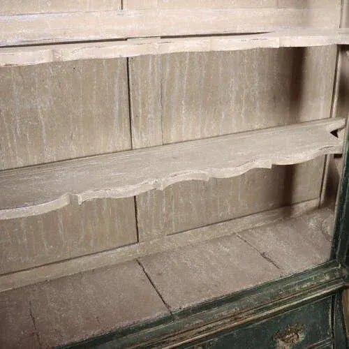 19th Century Dutch Painted Oak Vitrine, 1880s For Sale - Image 11 of 12