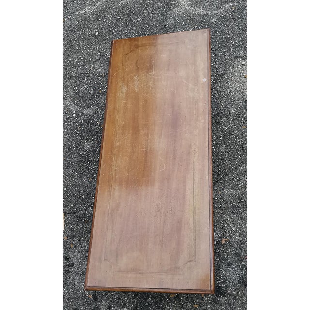 Low Rectangular Inlaid Coffee Table, 1950 For Sale - Image 6 of 18