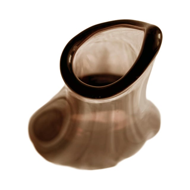 1960s Glass Vase, Designed by M. Klinger, Železny Brod Sklo, Czechoslovakia, 1960s. For Sale - Image 5 of 12