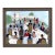 Paris Rooftop Vintage Mid Century Modern Panoramic Figurative Landscape Oil Painting For Sale