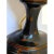 1980s Maitland-Smith Table Lamps Red Stars on Black For Sale - Image 5 of 13