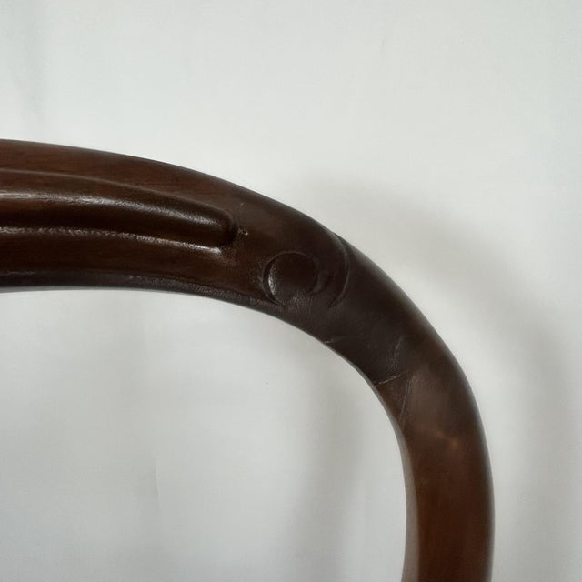 19th Century Traditional Victorian Balloon-Back Chair For Sale - Image 4 of 11