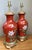 Vintage Hand Painted Glazed Ceramic Lamps - A Pair For Sale - Image 9 of 12