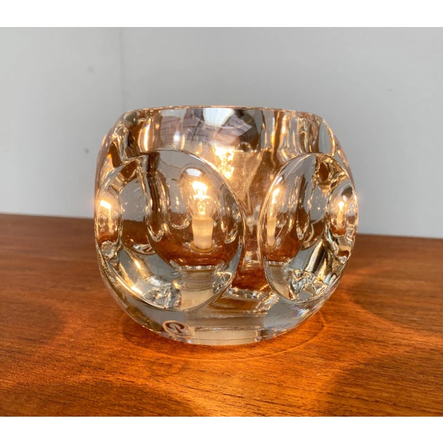 Glass Vintage German Glass Table Lamp from Peill & Putzler For Sale - Image 7 of 18