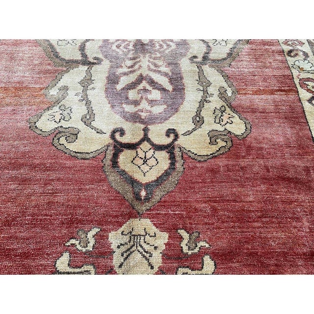 Textile 1970s Old Turkish Anatolian Area Rug 7x11 For Sale - Image 7 of 10