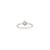 Not Yet Made - Made To Order Petite Emerald Ring With Diamond Accents in 925 Sterling Silver - Size 7.5 For Sale - Image 5 of 10