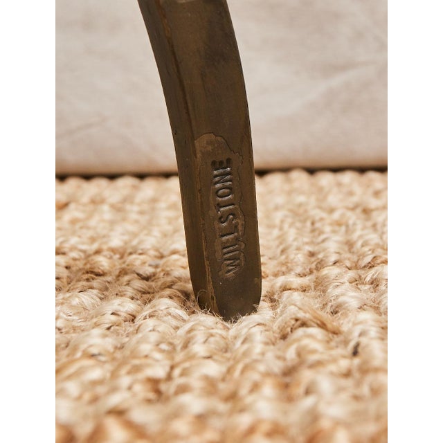 Postmodern 1980s Will Stone Wavy Squiggle Metal Side Table For Sale - Image 3 of 16