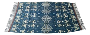 Rare Bold indigo Cotton Sumba Textile