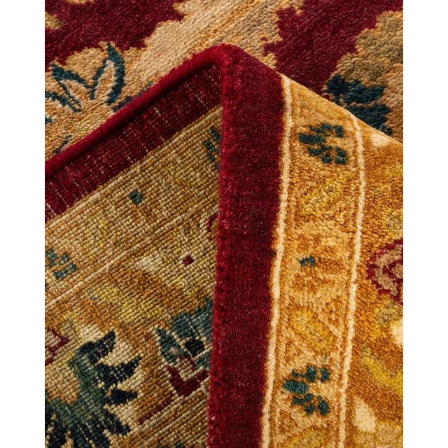 Mogul, One-of-a-Kind Hand-Knotted Area Rug in Red, 8' 1" x 10' 4" For Sale In New York - Image 6 of 8