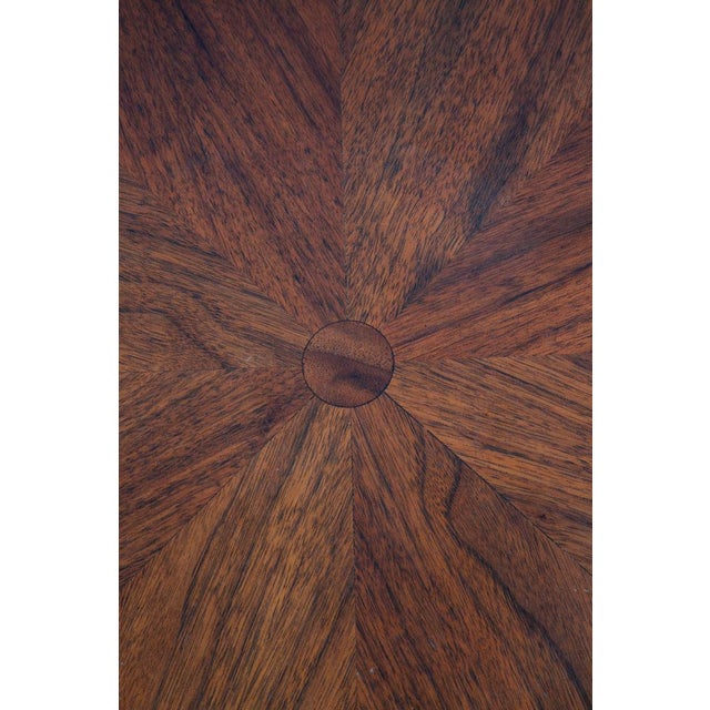 1960s 1960s Mid Century Modern End Table Side Lane Octogon Nightstand Danish Walnut MCM 60s For Sale - Image 5 of 11