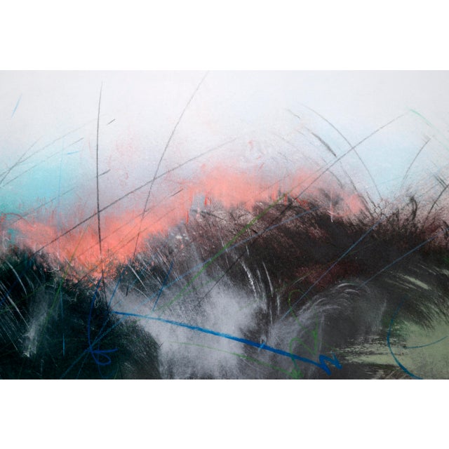 Paper Skyscapes Series - Large Scale Landscape in Pastel on Paper For Sale - Image 7 of 12