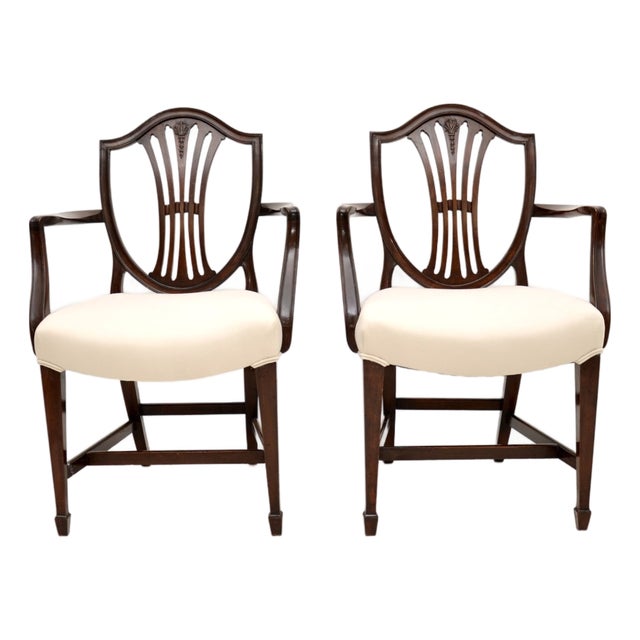 Georgian Carver Armchairs, 1900s, Set of 2 For Sale