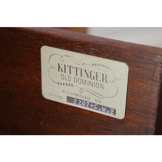 Kittinger Mahogany Federal Style Inlaid Server Sideboard Brandy Board For Sale - Image 17 of 17