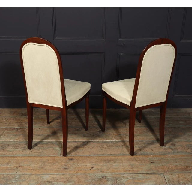 Set of French Art Deco Side Chairs by Paul Follot, 1925 For Sale - Image 4 of 13