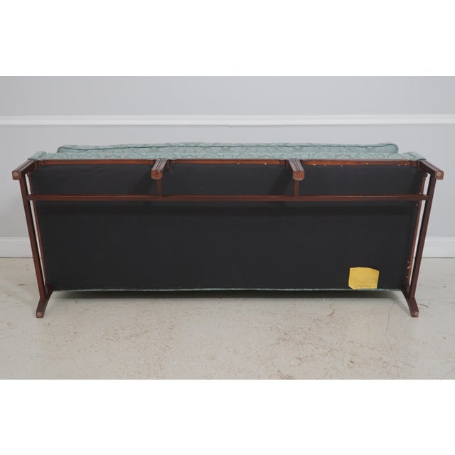 Hancock & Moore Damask Upholstered Chippendale Sofa For Sale - Image 16 of 18