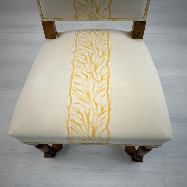 Wood French Louis XIII Dining Chairs – Set of 6 For Sale - Image 7 of 14