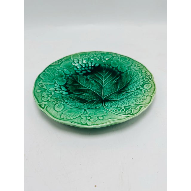 1920s French Magelica Plate For Sale - Image 5 of 8