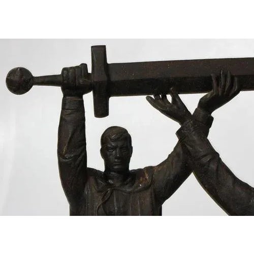 Black Kasli Cast Iron Figure For Sale - Image 8 of 13