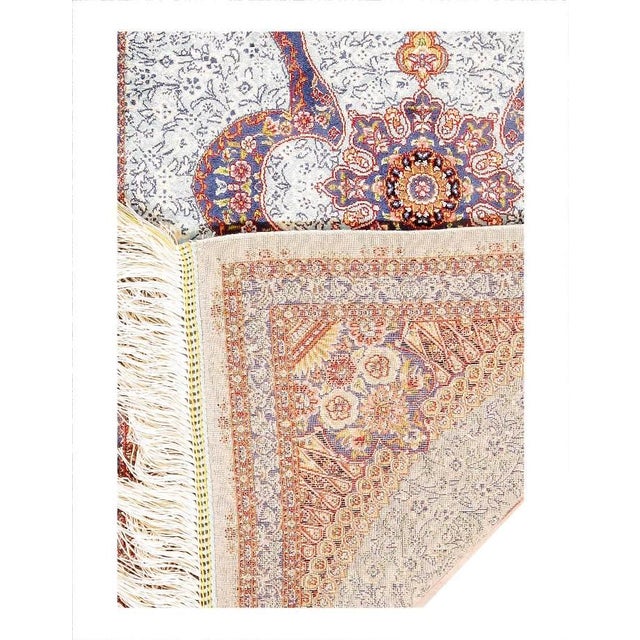 Traditional Pasargad DC Exquisite Design Paris Palace Fine Power Loom v. Silk Rug For Sale - Image 3 of 3