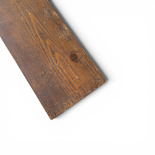 Vintage Primitive Rustic Low Wood Bookcase No. 57b For Sale - Image 15 of 18